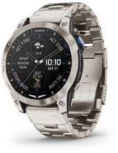 Garmin D2 Mach 1 Aviator Smartwatch with Vented Titanium Bracelet (010-02582-51)