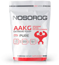 Предтренировочный комплекс Nosorog Nutrition AAKG 200 g /40 servings/ Pure