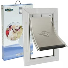 Дверца для собак PetSafe Staywell Aluminium Extra Large усиленная конструкция для гигантских пород 417х692 мм (3941)