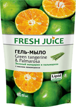 Fresh Juice Green Tangerine & Palmarosa Гель-мыло для тела дой-пак 460 ml