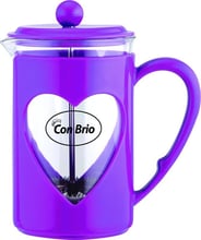 Заварочный чайник с пресс-фильтром Con Brio СВ-5680 фиолетовый