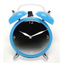 Настенные часы Present Time Эwinbell синие (SY 101045 BL)