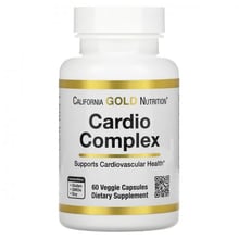 California Gold Nutrition Cardio Complex Кардио-комплекс 60 вегетарианских капсул