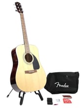 Набор для начинающих гитаристов Fender FA-115 Dreadnout Pack Natural WN V2