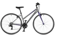 Велосипед AUTHOR (2023) Thema 28", рама 17", серебристый/фиолетовый (2023141)