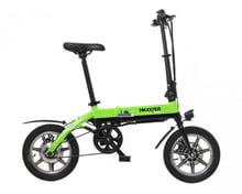 Электрический велосипед Maxxter MINI 14" (черно-зеленый)