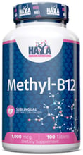 Haya Labs Methyl B-12 1000 mcg Вітамін В12 100 таблеток