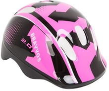 Шлем велосипедный Bravvos HEL104 черно-розовый (HEAD-005)