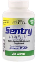 21st Century Sentry Senior, Multivitamin & Mineral Supplement, Adults 50+, 265 Tablets