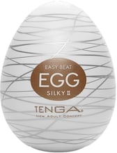 Мастурбатор-яйцо Tenga Egg Silky II с рельефом в виде паутины