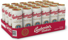 Упаковка пива Budweiser Budvar светлое фильтрованное 5% 0.5 л x 24 шт (8594403707687_24)