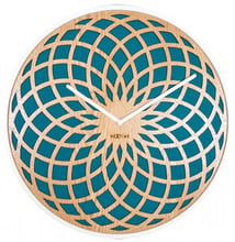 Настенные часы NeXtime Sun Small Turquoise Ø35 см (3150TQ)