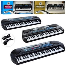 Синтезатор A-Toys 49 клавіш з мікрофоном, 3 види (HS4911-21-31)