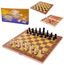 Настольная игра Шахматы 3в1 (623A)