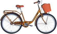 Велосипед 26" Dorozhnik LUX 2024 (бронзовий) (OPS-D-26-270)