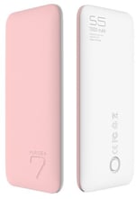 Puridea Power Bank S5 7000mAh Rubber Pink/White (S5-Pink White)