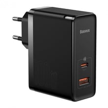 Baseus Wall Charger GaN5 Pro USB+USB-C 100W Black with USB-C Сable (CCGP090201)