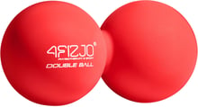 Мяч массажный 4FIZJO Lacrosse Double Ball двойной размер 6.5 x 13.5 см красный (4FJ1219)