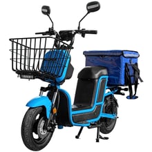 Электроскутер Like.Bike T1 Light (black-blue): Цвет синий