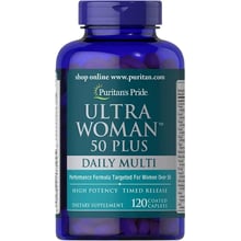 Puritan's Pride Ultra Woman 50 Plus Multi-Vitamin Мультивитамины для женщин 60 капсул: Тип Мультивитамины