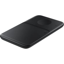 Зарядний пристрій Samsung Wireless Charger Duo (with TA) Black for Smartphones and Galaxy Watch (EP-P4300TBRGRU): Кабель в комплекті Відсутнє