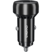 Зарядное устройство Choetech Car Charger USB+USB-C 60W Black (TC0014): Особенности Быстрая зарядка, Power Delivery (PD), USB-C