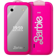 Мобильный телефон HMD Barbie Phone Pink: Дисплей 1.77" ( 120x160) / 2.8" TFT (240x320)