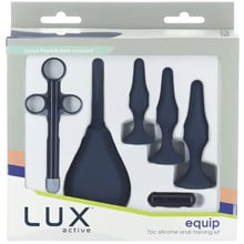 Анальні стимулятори Lux Active Equip Silicone Anal Training Kit набір 6 шт: Для кого Унисекс