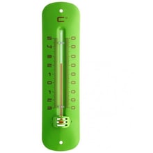 Термометр вуличний/кімнатний TFA метал зелений 192х50 мм