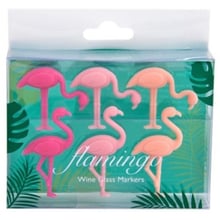 Набір маркерів для склянок Invotis "Flamingo" 6 шт (GC177)