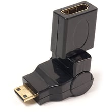 Кабель і перехідник PowerPlant HDMI AF - mini HDMI AM, 360 градусів (KD00AS1300): Тип перехідник