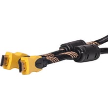 Кабель і перехідник PowerPlant HDMI - HDMI, 3м, 1.3V, Nylon, Double ferrites (KD00AS1196)