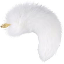 Анальна пробка LOCKINK Sevanda White Fox-Tail Anal Pear-shape Plug: Для кого Унисекс