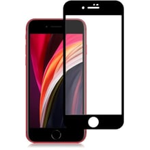 Защитное стекло для iPhone FJ Gears Tempered Glass 2.5D FulI Cover HD Black for iPhone SE 2020/iPhone SE 3 2022/iPhone 8/iPhone 7: Цвет черный