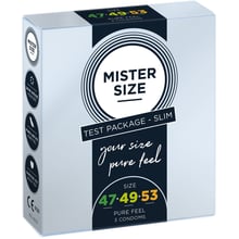 Презервативи Mister Size Testbox 47-49-53 (3 pcs): Тип Классические