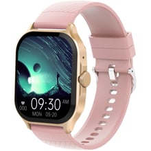 Смарт-часы Globex Smart Watch Urban Gold: Дисплей 2.1" IPS (320x390)