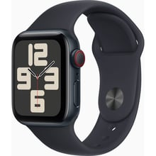 Apple Watch SE 2 2023 40mm GPS+LTE Midnight Aluminum Case with Midnight Sport Band - S/M (MRG63): Цвет Темная ночь (Midnight)