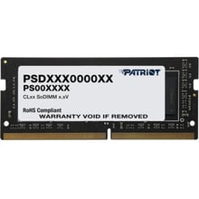 PATRIOT DDR4 16GB 3200 MHz CL22 SODIMM Black (PSD416G320081S): Тип DDR4