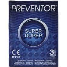 Презервативи Preventor Super Duper, 3 шт.: Тип Для максимальной защиты