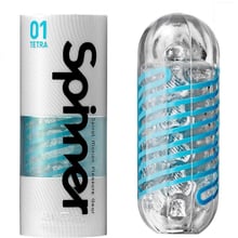 Tenga Spinner Masturbator Tetra спиральный мастурбатор, 13х4.5 см: Для кого Для мужчин