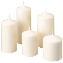 Набір свічок без запаху ІКЕА Fenomen Натуральний (80377937)