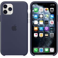 Аксесуар для iPhone Apple Silicone Case Midnight Blue (MWYJ2) for iPhone 11 Pro: Колір синій