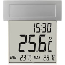 Термометр віконний цифровий TFA "Vision Solar" на липучці 120х92х26 мм