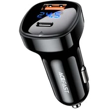 Зарядное устройство Acefast Car Charger USB+USB-C B4 66W Black: Особенности Power Delivery (PD), USB-C