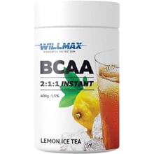 Амінокислота для спорту Willmax BCAA 2:1:1 Instant 400 g /80 servings/ Lemon Ice Tea: Тип BCAA