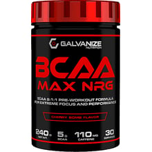 Амінокислота для спорту Galvanize Nutrition BCAA MAX NRG 240 g /30 servings/ Cherry Bomb: Тип BCAA