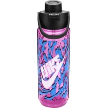 Фляга Пляшка NIKE TR RENEW RECHARGE CHUG BOTTLE 24 OZ Рожево-чорно-синьо-білий Уні 709 мл (N.100.7637.660.24): Виробник Nike