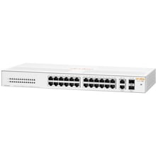 Сетевой коммутатор HP 1430-26G-2SFP (R8R50A): Порты только Gigabit Ethernet (10/100/1000)