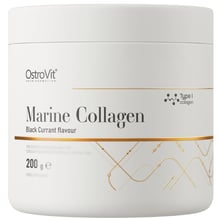 OstroVit Marine Collagen Морской коллаген 200 г вкус черной смородины