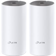 Точка доступу Wi-Fi TP-Link Deco-E4-2-Pack: Максимальна швидкість 300+867 Мбит/с